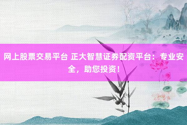 网上股票交易平台 正大智慧证券配资平台：专业安全，助您投资！
