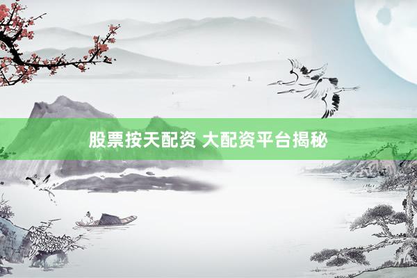 股票按天配资 大配资平台揭秘